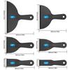 5-Piece Putty & Paint Scraper Set: Plastic Tools for Wallpaper and Wall Repair