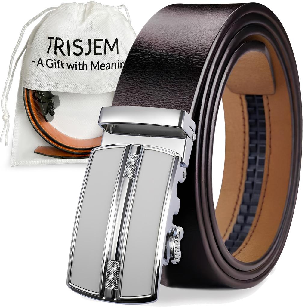 Men's High Quality Cowskin Leather Belt Strap Male Metal Alloy Automatic Buckle Belt for Men Formal Luxury Jeans Waistband Strap