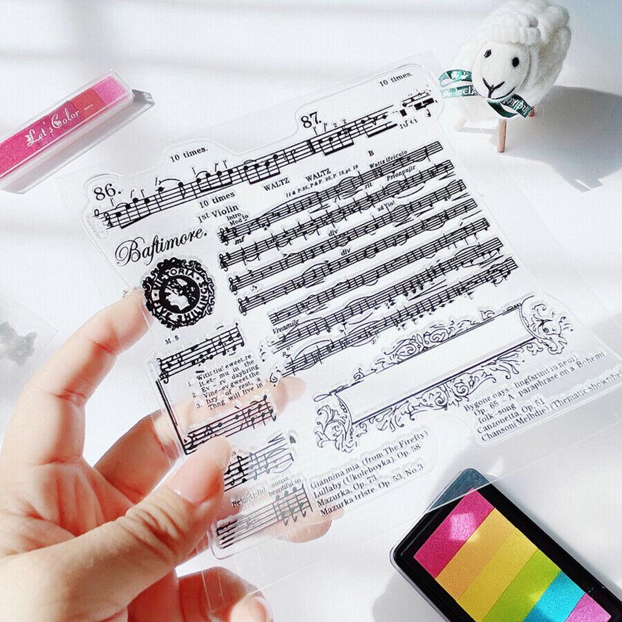 Car Travel Transparent Silicone Clear Stamps for Seal DIY Scrapbooking Album Paper Card Mountain Animal Dog