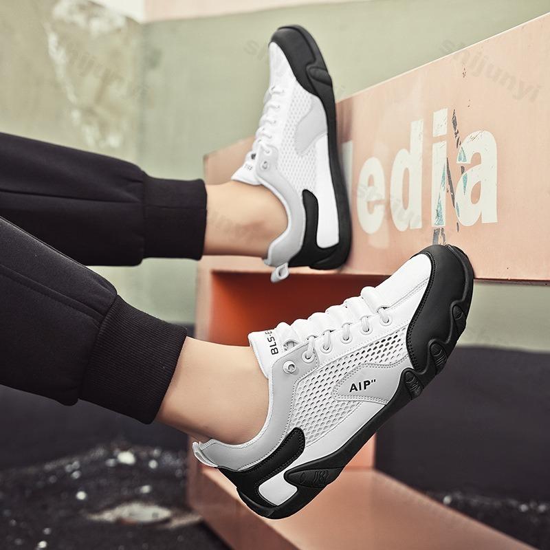 Fashion Summer Men Casual Sneaker 2025 New Breathable Comfortable Outdoor Walking Sports Shoes Fashion PU Leather Male Casual Shoes