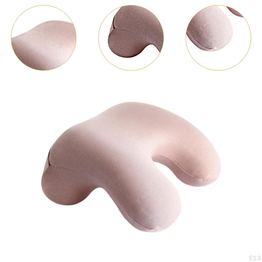 Reisekissen, Nickerchenkissen, Ultraleichtes Weiches Ergonomisches Tragbares Nickerchen-Gesichtskissen, Schlafkissen