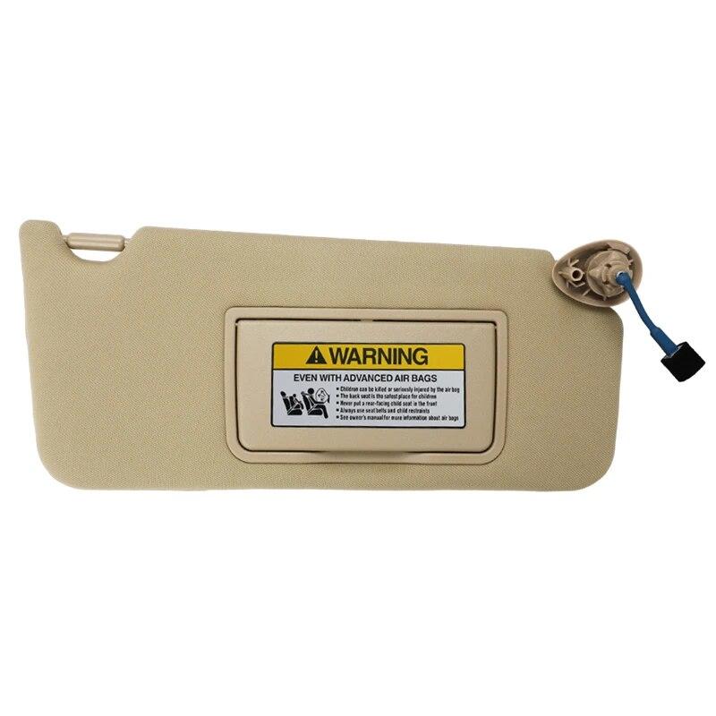 

Солнцезащитный козырек слева и справа со стороны водителя, со стороны пассажира, автомобильный солнцезащитный козырек для Honda Accord Coupe Sedan 2008-2012 Crosstour 2010-2012 Beige Right