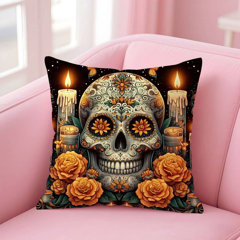 Anime Tag der Toten Kissenbezug Komfort Sofa Bett Seidig Elegant Verdeckter Reißverschluss Benutzerdefinierte Dekorative Kissenhülle