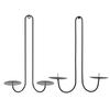 Yousheng Iron Candle Sconce Libra Style Wall Candle Holder Hanging Candle Holder for Living Room Dining Room And Fireplace Decor
