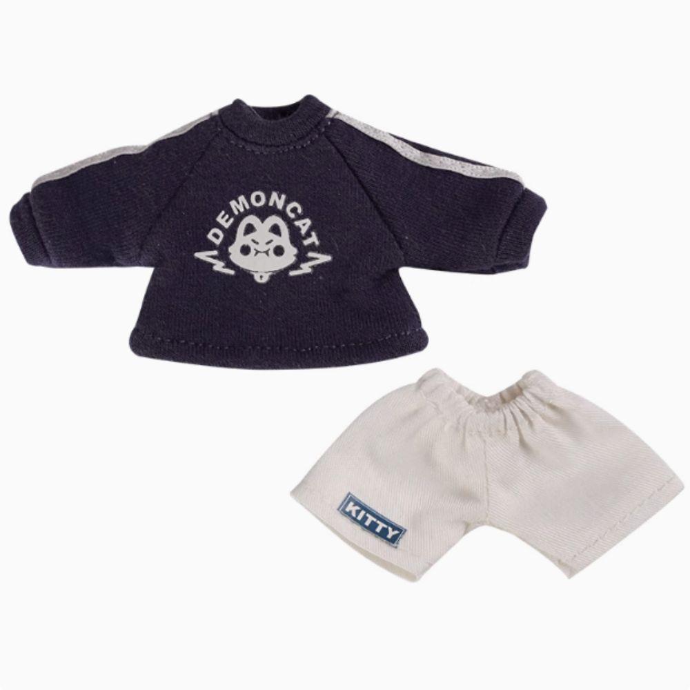 Dress Up OB11 Clothes Handmade Obitsu11 Outfit Girls Gift Doll Hoodie Shorts  1/12 Bjd