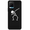 Für vivo Y33s Hülle Y 33s Silikon Weich Bemalt Katze Schwarze Hüllen für Vivo V2109 Y33S Rückseite TPU Hülle für VIVOY33s Cartoon