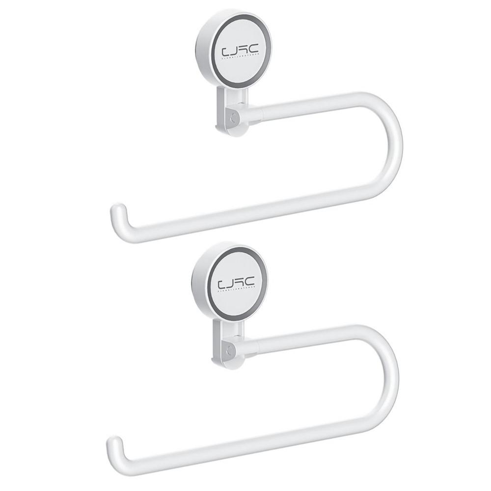 Wall Mounted Suction Cup Storage Rack Removable Household Supplies Kitchen Towel Storage 2 PC 1100₽