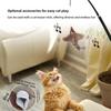 Electronic Flapping Bird Cat Toy USB Vivid Chirping Pet Simulation Sparrow Toy Hangable Touch-Activated Simulated Bird Cat Toy