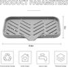 Kitchen Sink Organizer: Silicone Faucet Mat For Soap Dispenser, Waterproof Countertop Storage Tray, Sink Splash Guard Pad