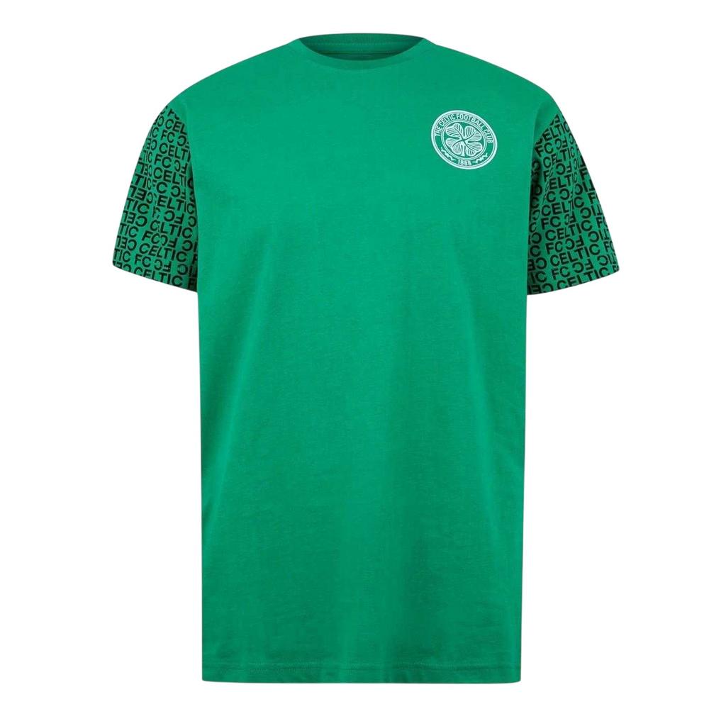 Source Lab Mens Celtic Branded Sleeve T-Shirt