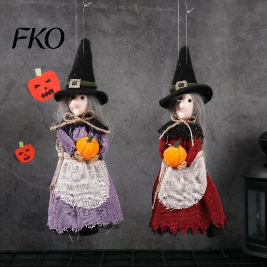 Halloween Outdoor Decorations Decoration, Realistic Ghost Festival Broom Indoor Witch Ornament, Festive Atmosphere Tabletop Decoration Durable