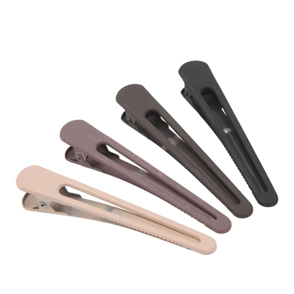 40pcs Hair Duck Bill Clips Bend Crease Free Alloy Hair Styling Dividing Clips for Home Salon Use