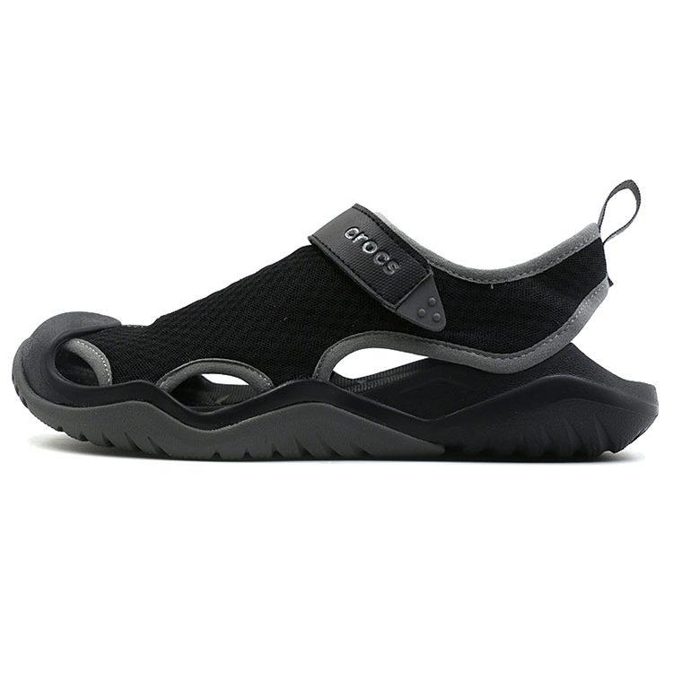 Crocs Sandálias Swiftwater 'Preto Cinza Escuro' 205289-001