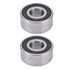 2Pcs Double Row Ball Bearing High Speed Operation Excellent Manufacture Industrial Supplies for Agricultural Machinery