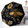 1pc Bee FloralAutomatic Open/close Umbrella, 8-Rib Sturdy Structure, Portable Travel Umbrella, Parties, Everyday Usec106