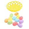 1Set Easter Egg Decor Foam Bamboo Lightweight Reusable Festival Party Photo Prop Room Office Bedroom Decoration DIY Easter Scene