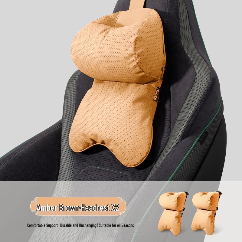 BYD Car Neck and Lumbar Support Pillow - Fits Qinplus, Songpro, Seagull, Seal, Han