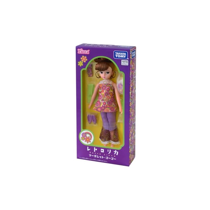 TAKARA TOMY Licca-chan Doll Licca Margaret-GoGo Dress-up Pretend Play Toy for ages 3 and up