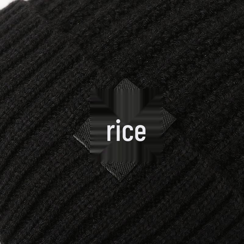 Men's Winter Wool Hat & Scarf Set: Thickened, Ear-Protecting, Cold-Proof, Warm, Knitted, Ideal for Riding