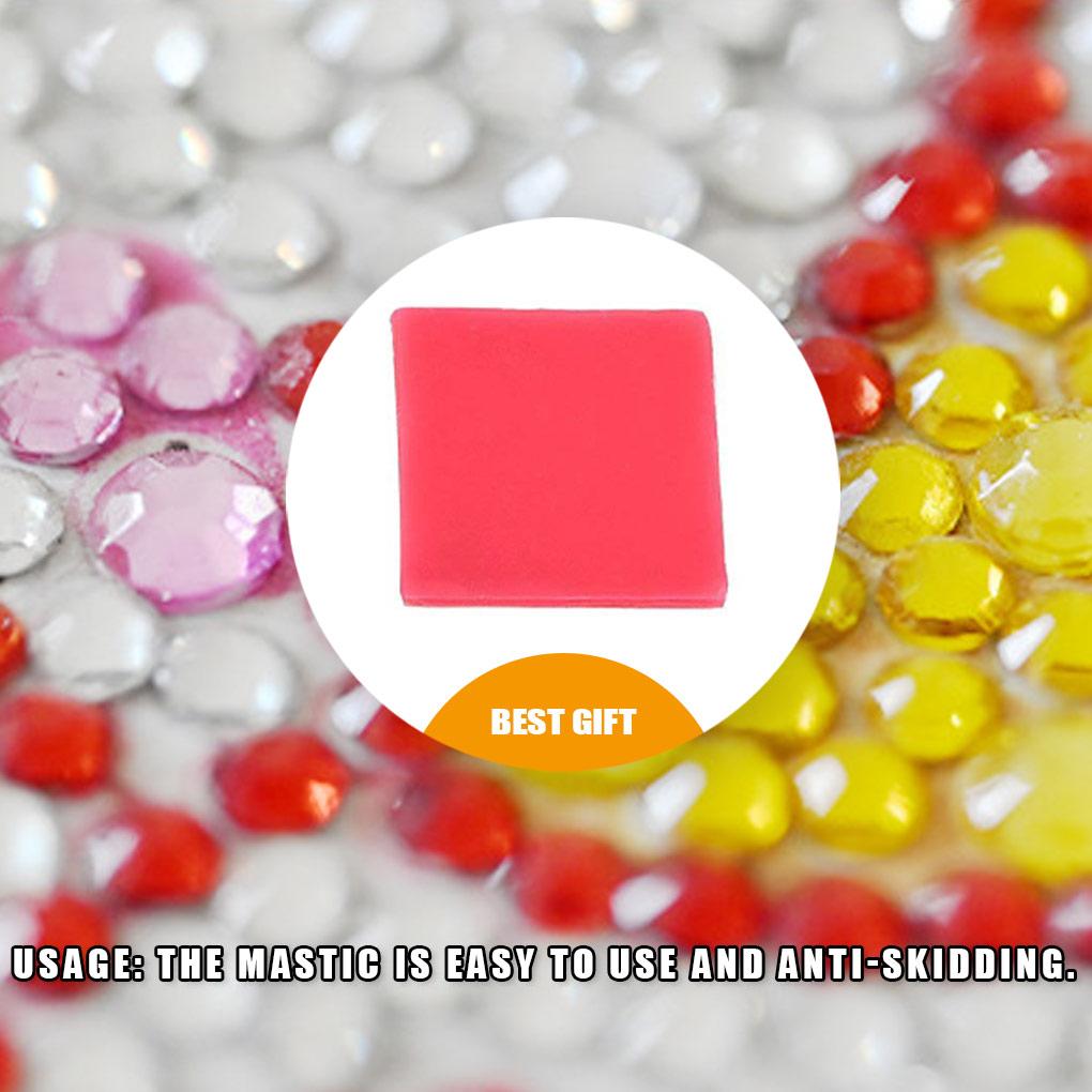 Quadratischer Leichter Malerei Kleber Ton Verschleißfester Punktierkleber Rutschfest Wiederverwendbar Kristallmalerei Zubehör Wachs Knete