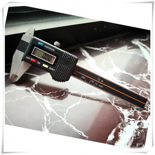 REENEW Digital Caliper, Electronic Caliper, 0-75mm Caliper, Measuring Caliper, Mini Portable Stainless Steel Caliper, Suitable for Jade and Bracelets,