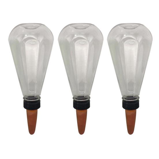 Plant Watering Bulb Diamond Shape Self Watering Planter Insert Spikes Drip Device Automatic Plant Waterer for Outdoor Indoor Plants