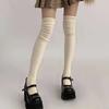 Medias de Color Sólido para Mujer Hasta el Muslo Por Encima de la Rodilla Calcetines JK Japoneses