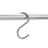 Stainless Steel S Hooks Heavy Duty Multi-Purpose S Shaped Hooks for Kitchen Utensils, Closet Clothes Bathroom Towels Workshop Tools, 3 Sizes Available