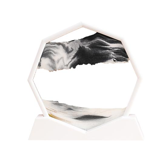 Nowoczesny ruchomy obraz piaskowy 3D kolorowy piasek relaksujący prezent