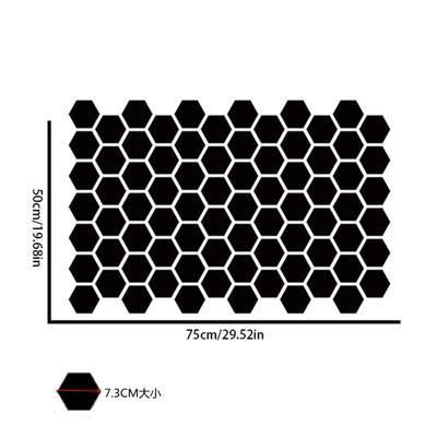 Window Decoration Vinyl Sticker Honeycomb Vinyl Car Stickers Car Side Window Honeycomb Sticker for Auto Exterior Customization