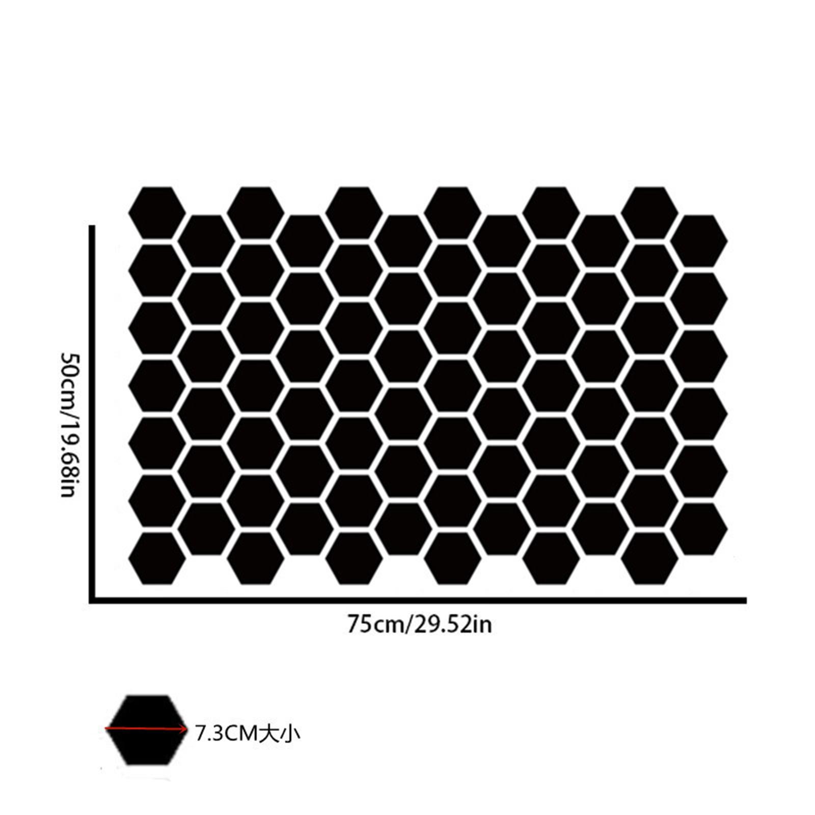 Window Decoration Vinyl Sticker Honeycomb Vinyl Car Stickers Car Side Window Honeycomb Sticker for Auto Exterior Customization