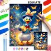Donald Duck Butterfly Flower Oil Painting Kit Home Decor Gift