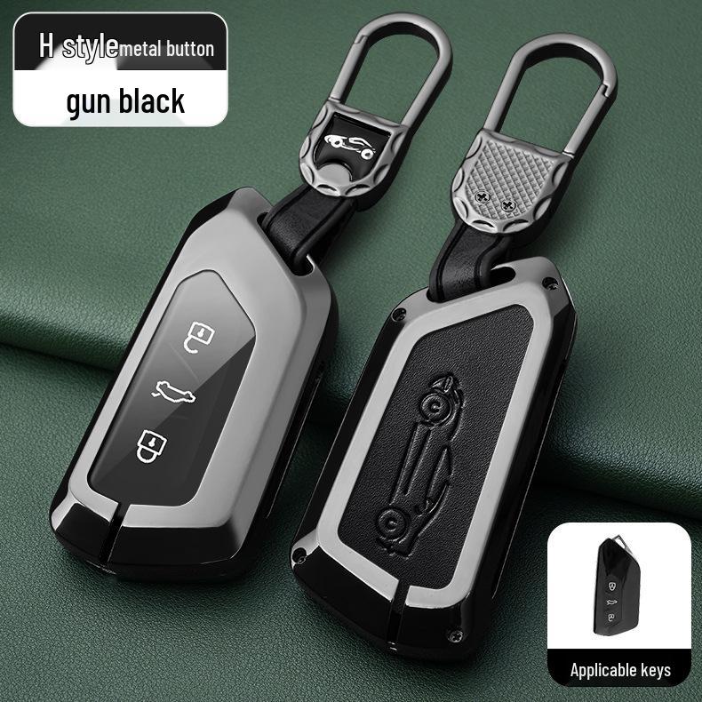 Metal Key Shell for Volkswagen Models: New Sagitar, Lavida Plus, Tayron, Tuon, Tiguan L, Bora, Magotan