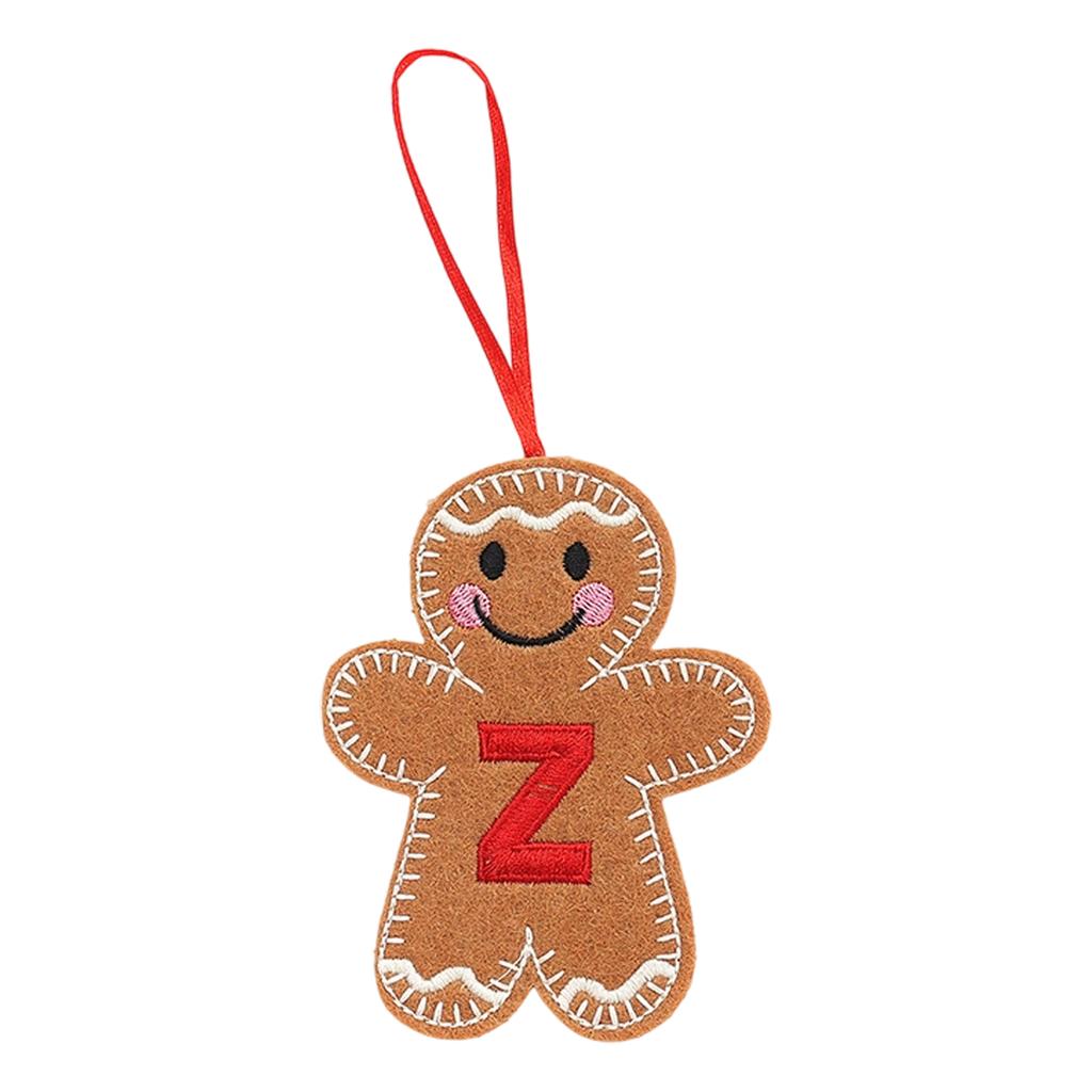 Christmas Gingerbreads Man Decorative Pendant Christmas Tree Pendant Christmas Letter Biscuits Man