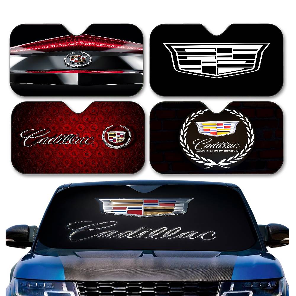 ctwzlm1 C-Cadillac Car Car Sun Shade Front Window Sunshade For Most Sedans SUV Blocks Max Uv Rays Keep Your Vehicle Cool