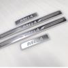 For MG MG4   Door Sill Scuff Plate Trim Auto Protector Stainless Steel Styling Sticker 2016 -  Car