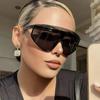 One-piece Oversized Frame Women's Fashion Sunglasses Cool Personality Suitable for Street Party Accessories