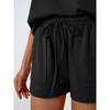 Women Spring Summer New Crew Neck Loose Short Sleeve Two Piece Outfit Set