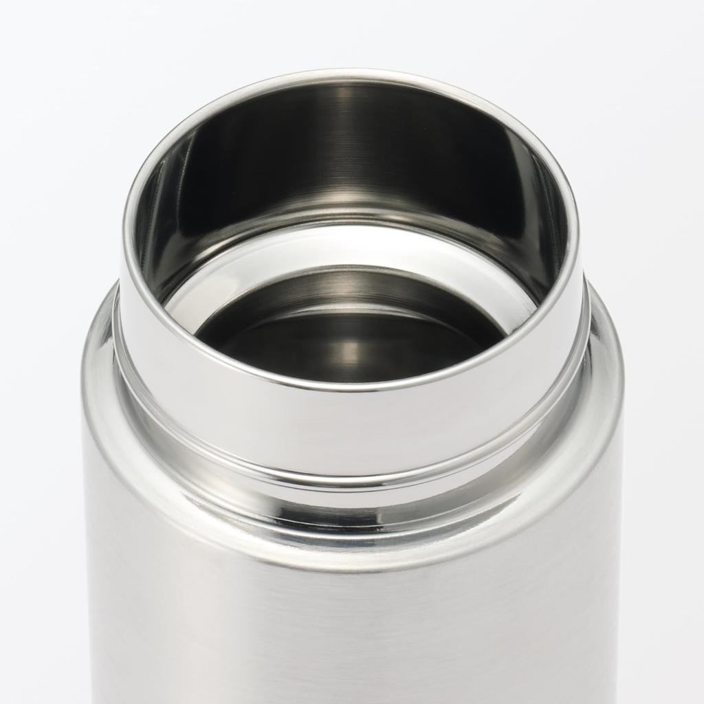 MUJI Vacuum Insulated Insulated Flat Product 76049166 Bottle, Type, 500mL, Code