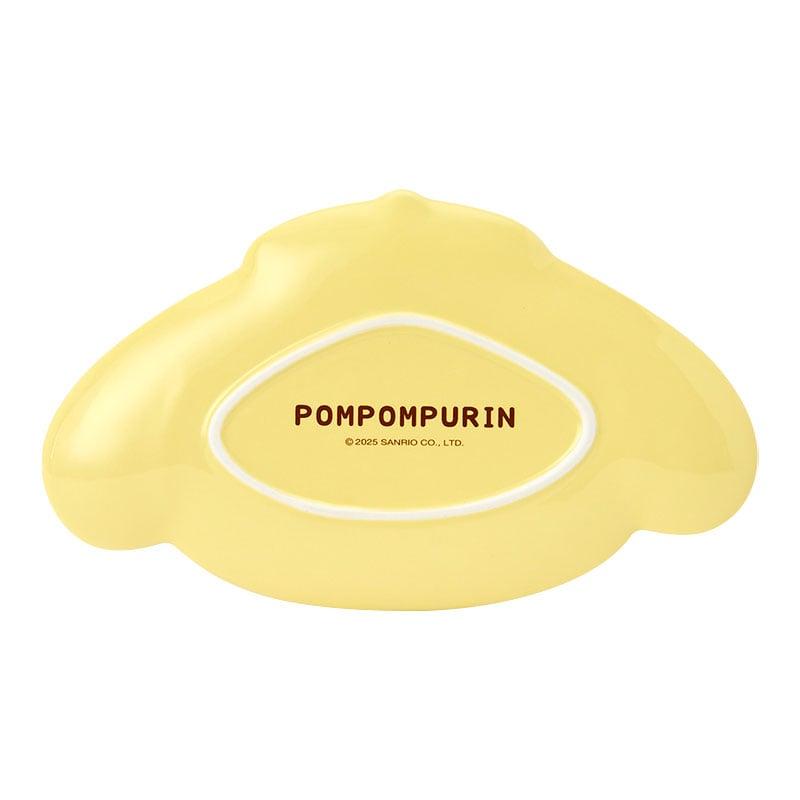 Sanrio Pompompurin Face-Shaped Plate Japan NEW Sanrio Characters