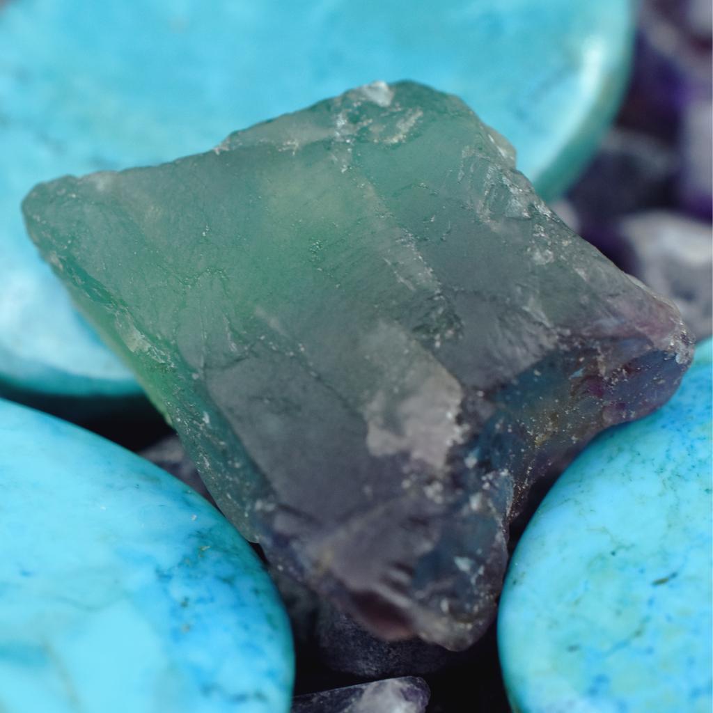 Natural Fluorite CERTIFIED Multi Color Uncut 160.55 Ct Raw Rough Loose Gemstone