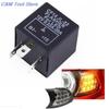 LED Flasher 12V Adjustable Frequency LED CF14 3 Pin Adjust 12V LED Flasher Relay Car Turn Signal Indicator Blinker Light