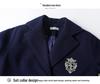 Girls' British College Style Wool Coat - Warm, Thickened, Mid-Length, Cotton-Padded Winter Wear 2025