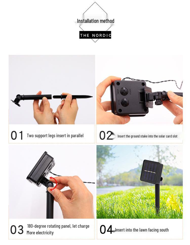 LED Fairy String Lights - Outdoor Christmas & Festive Décor Battery-Powered