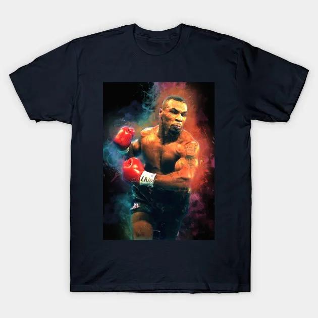 The Boxing Legend Mike Tyson TShirt 100 Cotton ONeck Short Sleeve Summer Casual Mens Tshirt Streetwear