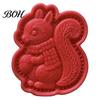 Festive Pattern Embosser Christmas Mini Pie Mold, Plastic Hand Press Pastry Durable Decorative Bakeware for Pastries Cookies And Fondant Maker Set