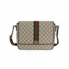 Ophidia Double G Logo Adjustable Shoulder Strap Magnetic Flap Closure Canvas And Leather Messenger Bag Men Messenger Bag 761741-FACJQ-9741