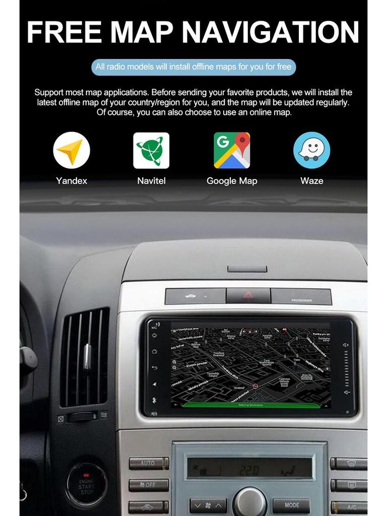 7-Inch Toyota Corolla Android Navigation System