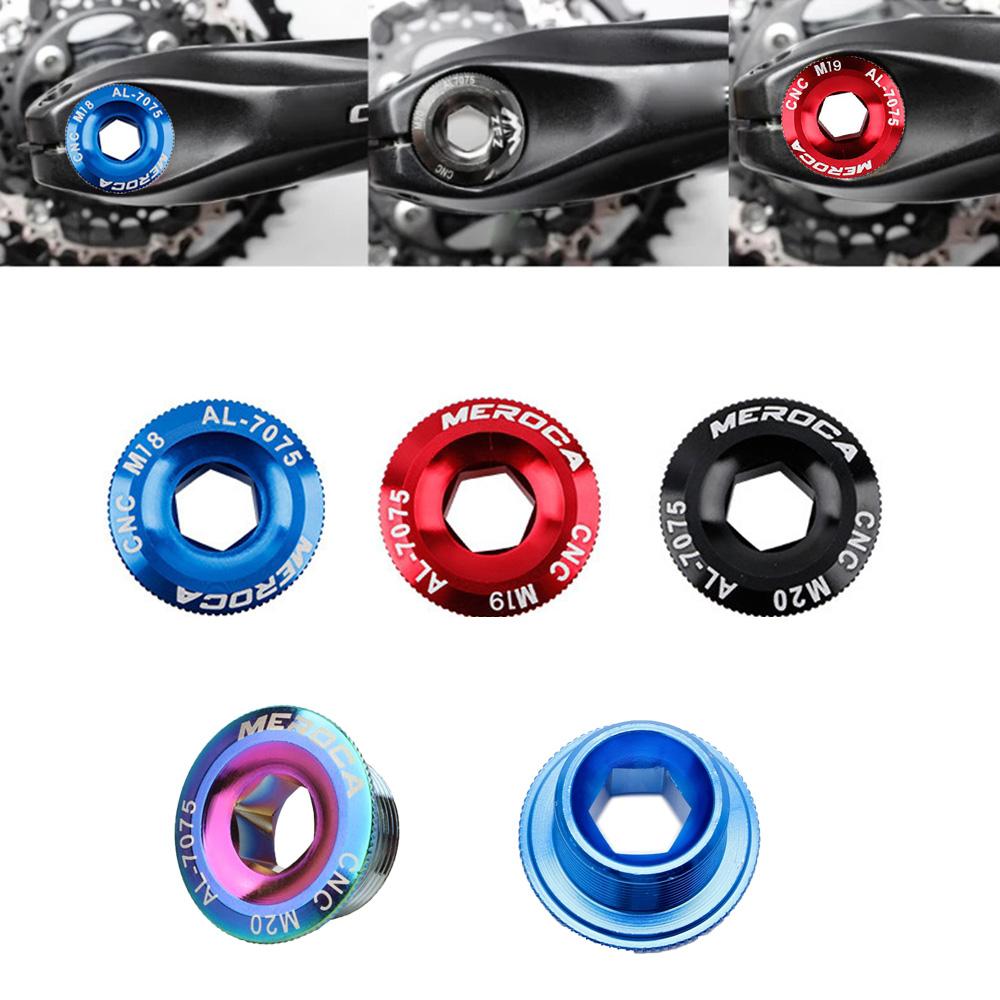 BB bolts Aluminum Zinc Zinc Alloy Crankset Screws Crank Bolt Cover Cap Crank Arm Fixing Bolt Crank Cover