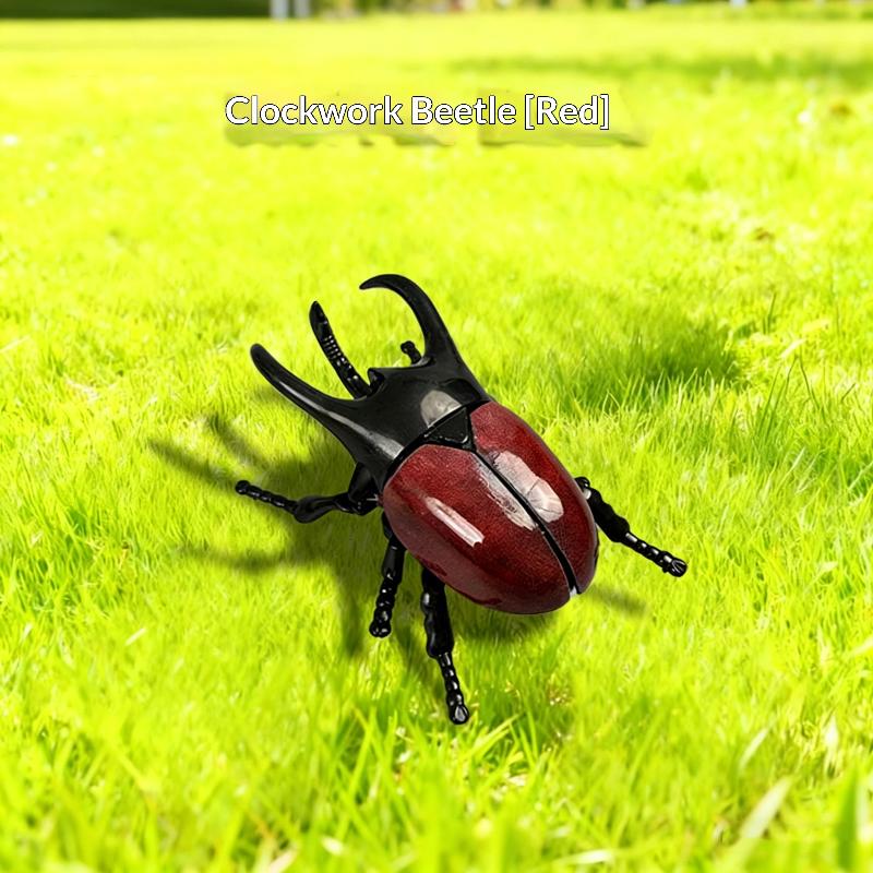 1/3Pcs Simulation Animals Home Desk Decoration Accessory Laser Dazzle Clockwork Big Beetle Model Unique Kids Gift Idea